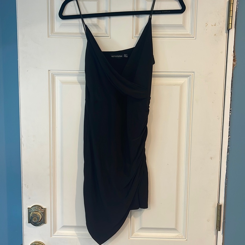 PrettyLittleThing Black mini dress